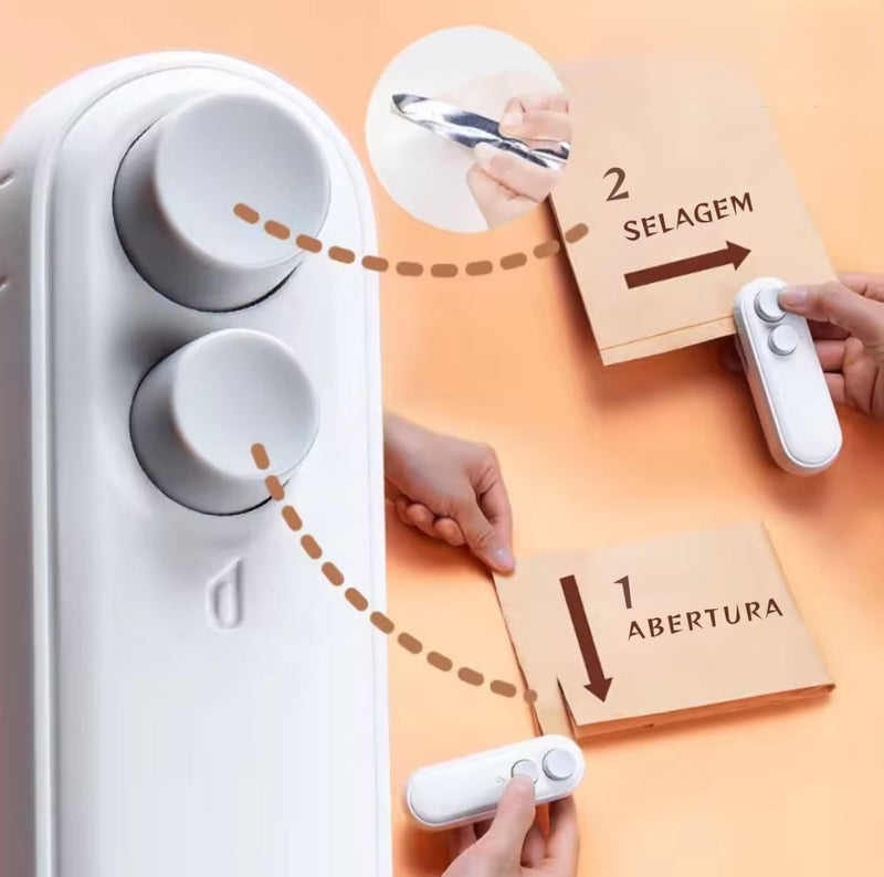 A Seladora Portátil 2 em 1 Xiaomi que economiza e organiza sua vida!