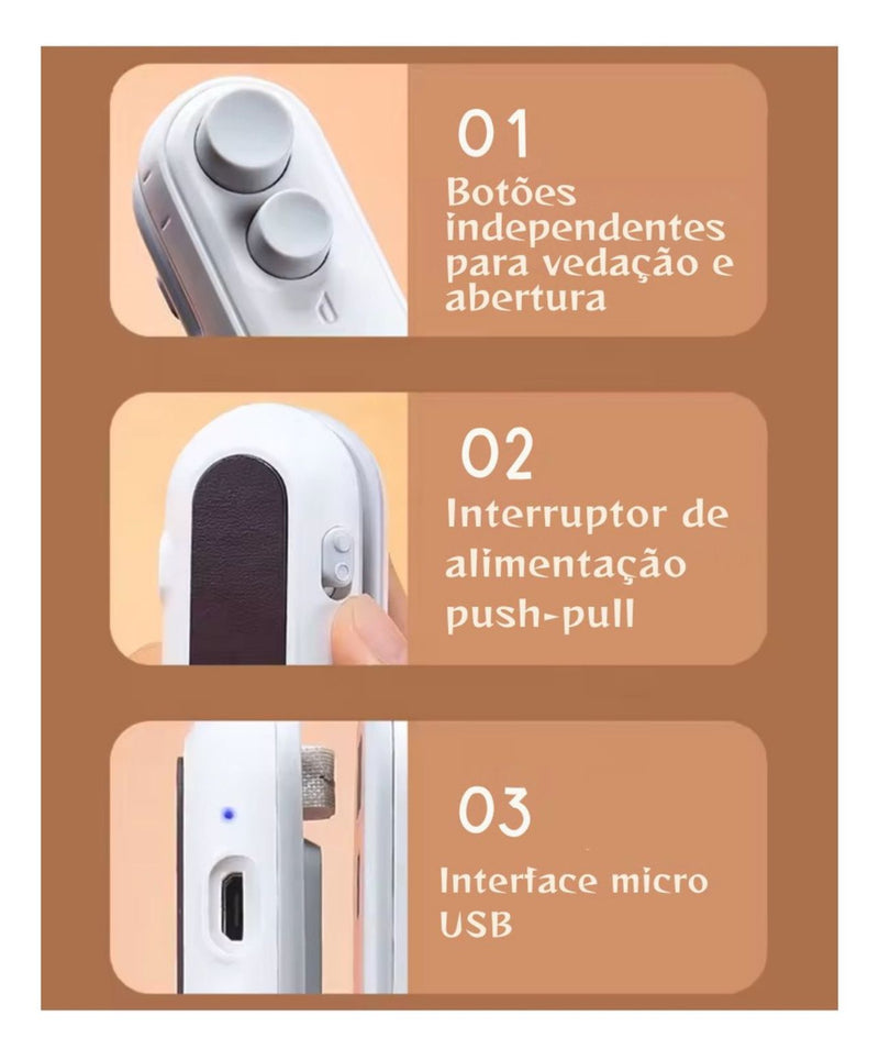 A Seladora Portátil 2 em 1 Xiaomi que economiza e organiza sua vida!