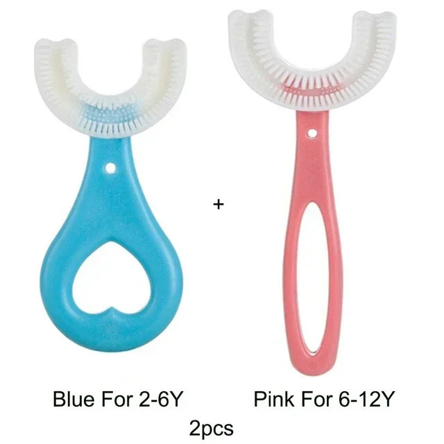 Escova de dentes infantil 360º